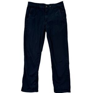 Rag & Bone New York Mens 30x27 Salute Dark Blue Chino Pants‎ Cotton Blend Casual